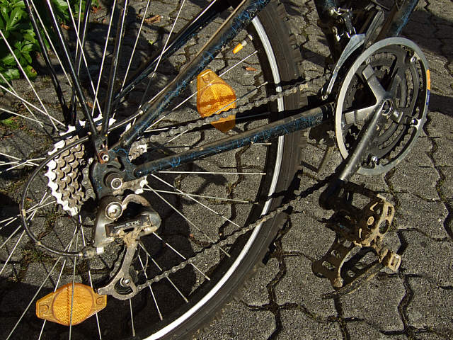 Fahrrad (Tretlager, Kettenräder) zerlegen, aber wie